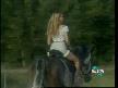 Elena Nikulina - sexy horse riding