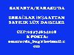 SAKARYA-KARASUDA SATILIK DAİRELER ERBAĞLAR İNŞAATT
