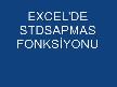 �A�ATAY BULGU'DAN EXCEL OTUZUNCU DERS
